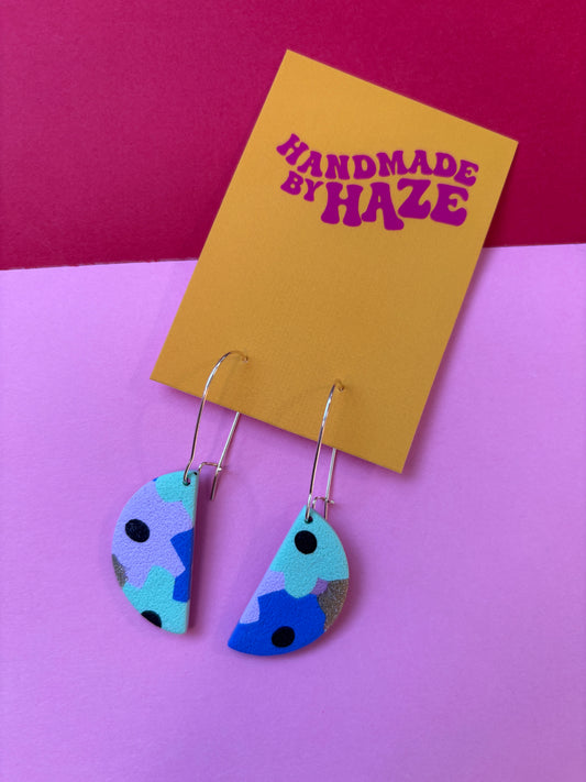 Floral Half Moons - small