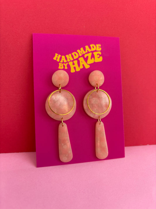 Neutral elegant checkered dangles