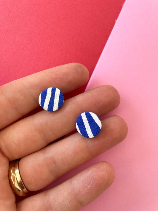 Isobar Studs - Blue