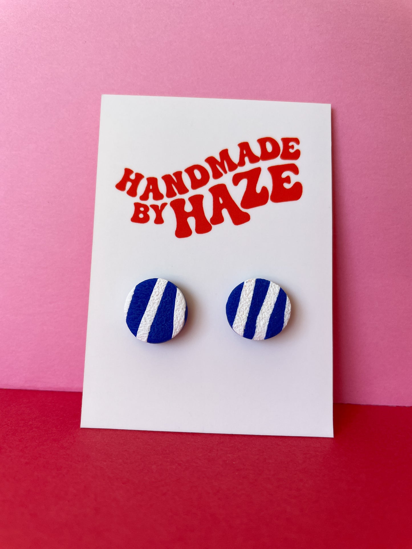 Isobar Studs - Blue